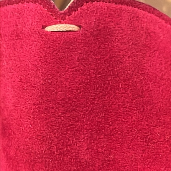 Cole Haan Resort made in Italy deep pink Suede Moccasin Flats - Picture 3 of 13